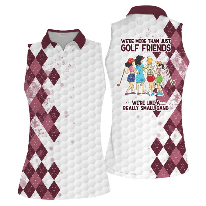 Golf Friends Sleeveless Polo Shirt For Ladies, Golf Shirt