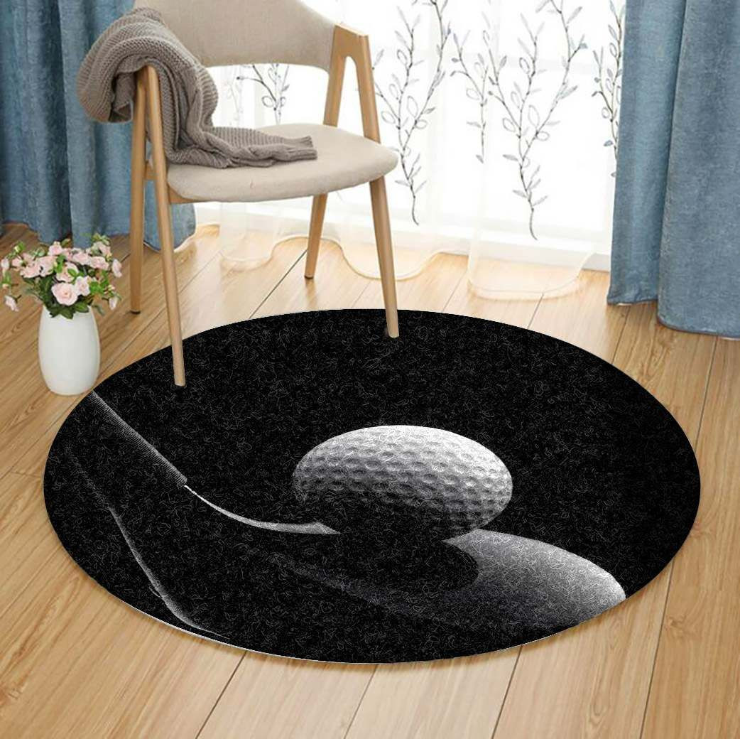 Golf Round Rug Carpet Bedroom Livingroom Home Decor