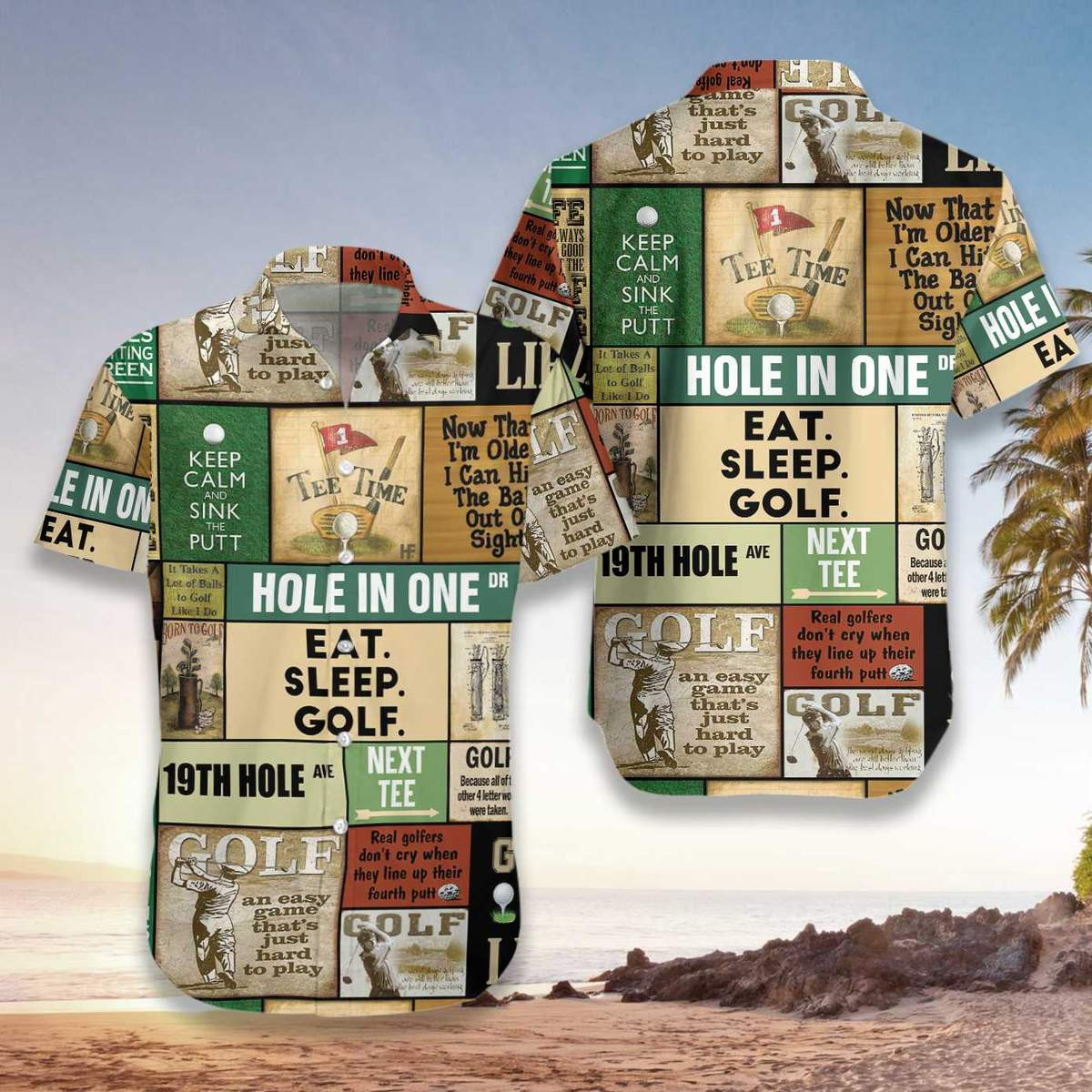Golf Vintage Hawaiian Shirt