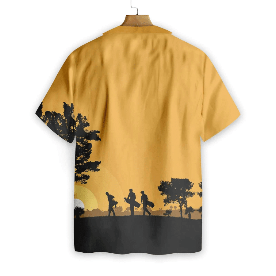 Golfers At Dusk Hawaiian Shirt