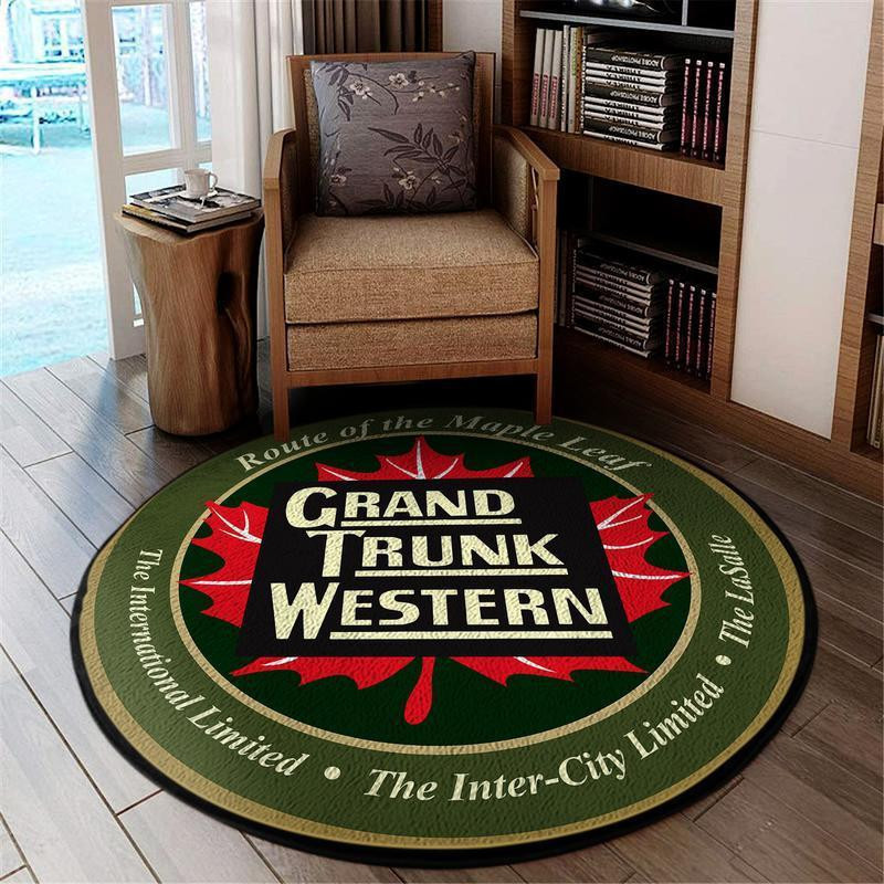 Grandtrunk Living Room Round Rug Carpet Bedroom Livingroom Home Decor