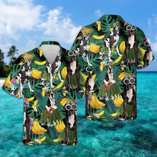 Great Dane Summer Hawaiian Shirt