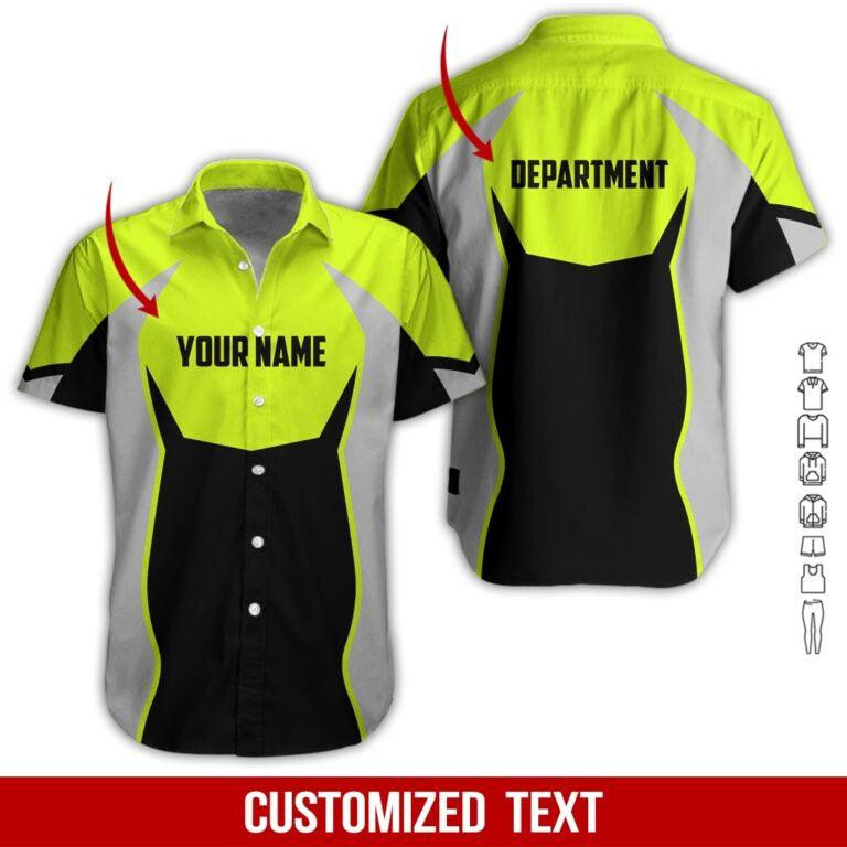 Green Personalized Hawaiian Shirt