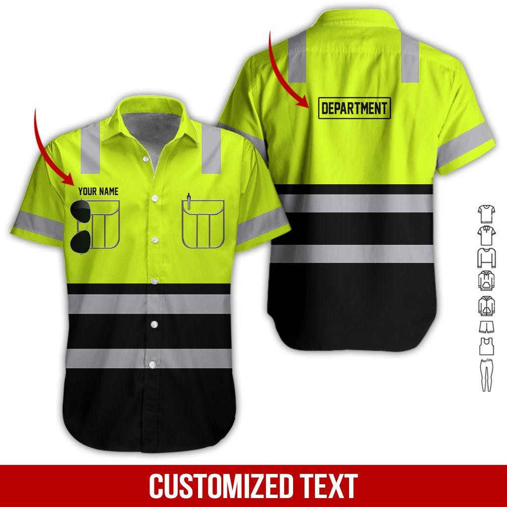 Green Personalized Hawaiian Shirt