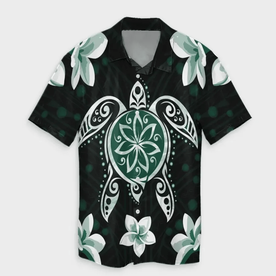 Green Turtle Hawaiian Shirt