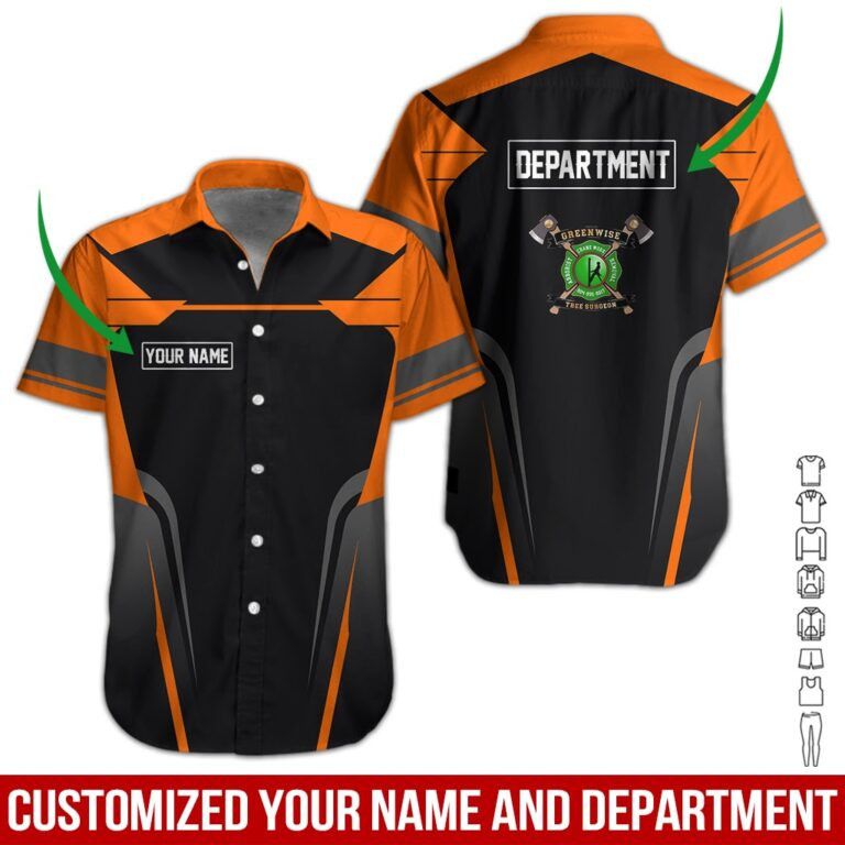 Green Wise Personalized Hawaiian Shirt