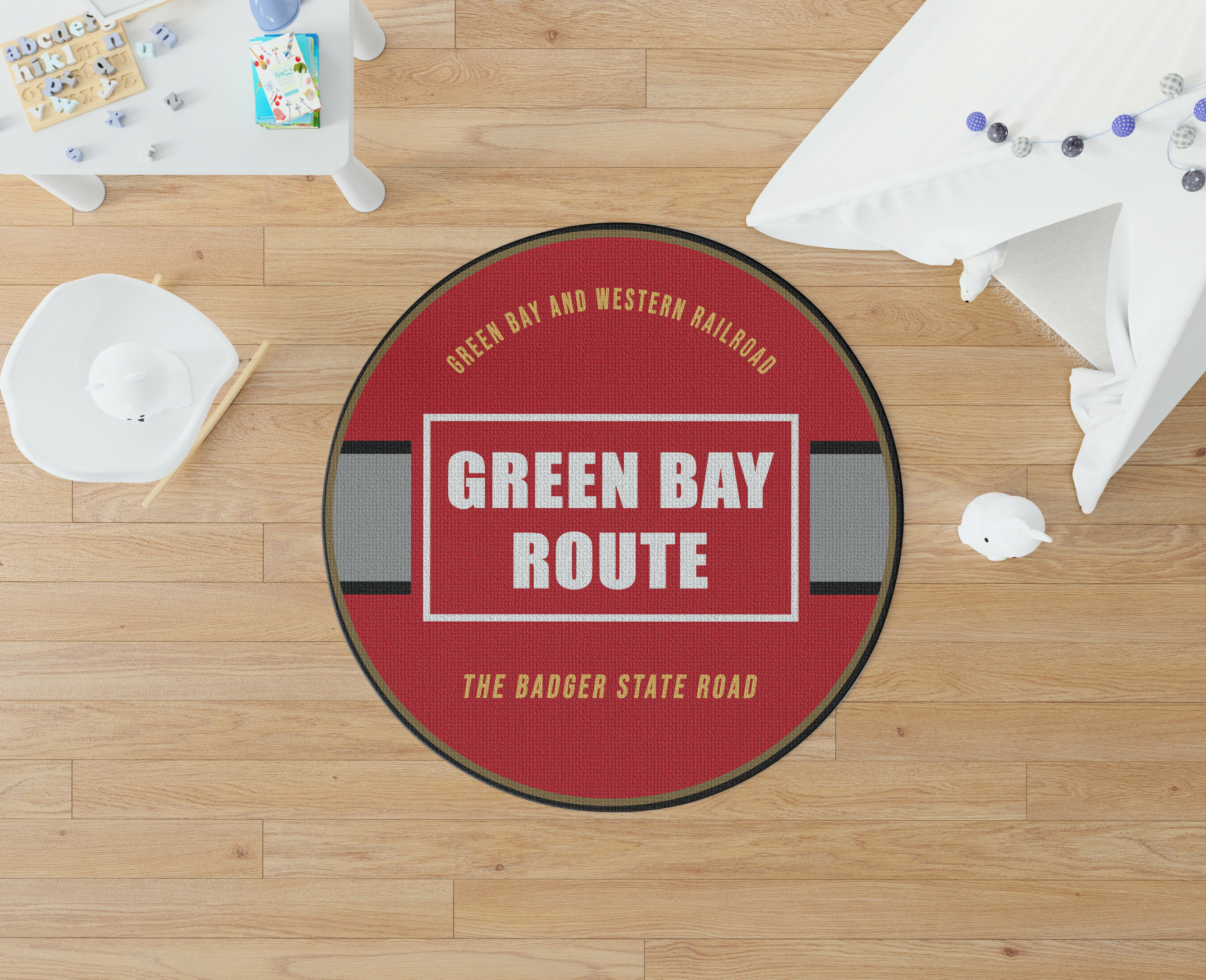 Greenbay Living Room Round Rug Carpet Bedroom Livingroom Home Decor