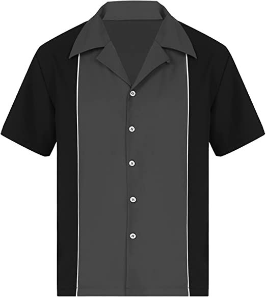 Grey Haitryli Bowling Vintage Hawaiian Shirt