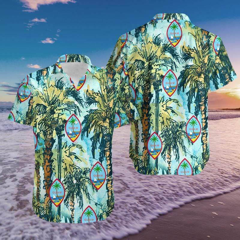 Guam Aloha Tropical Hawaiian Shirt