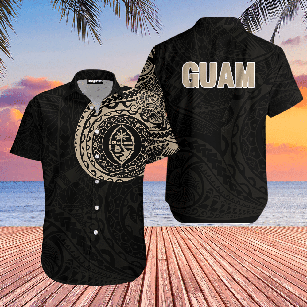 Guam In My Heart Hawaiian Shirt