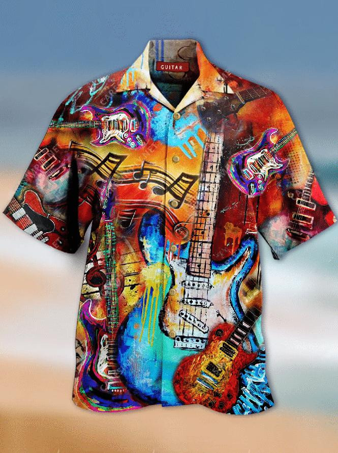 Guitar Hawaiian Shirt