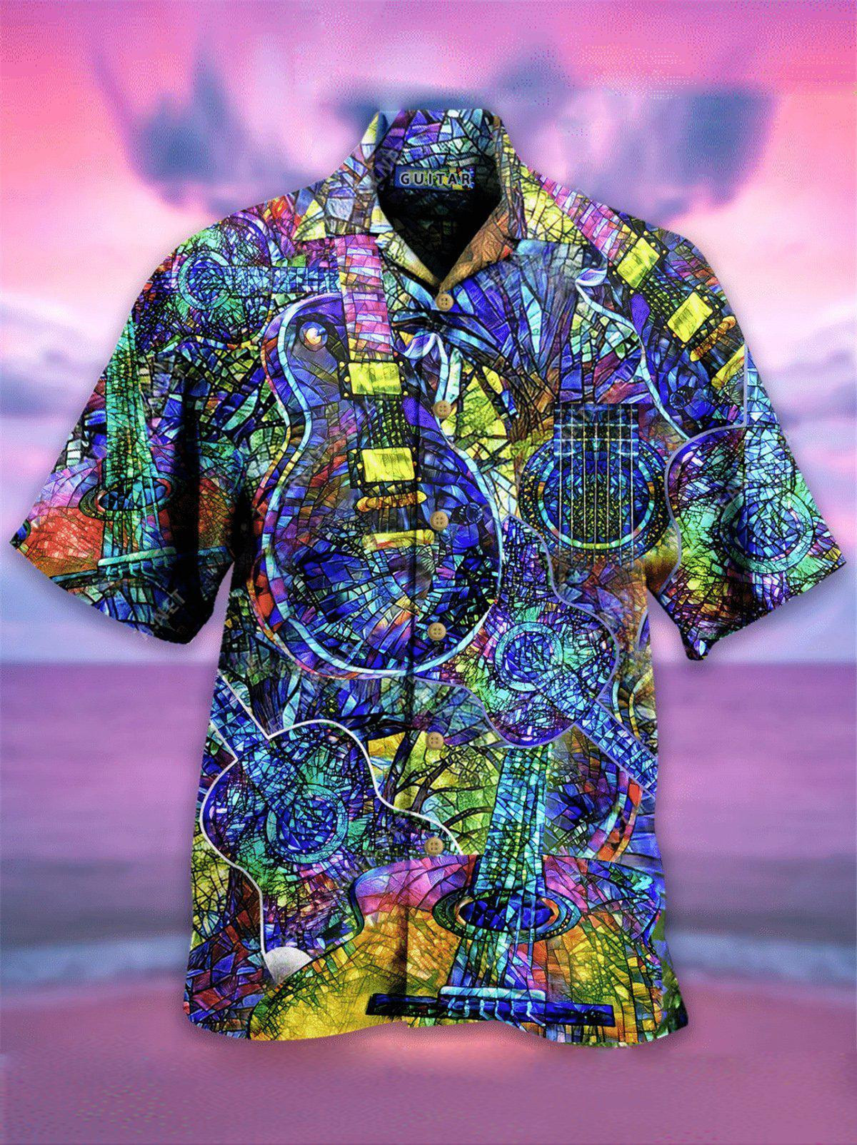 Guitar Hawaiian Shirt