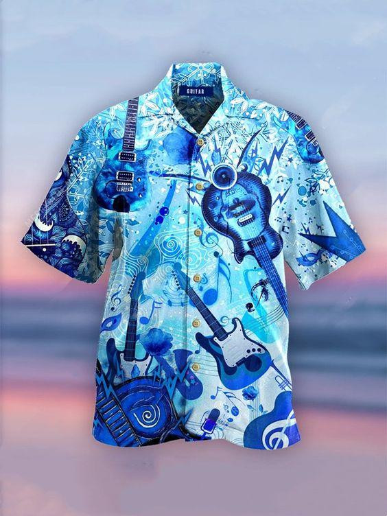 Guitar Hawaiian Shirt