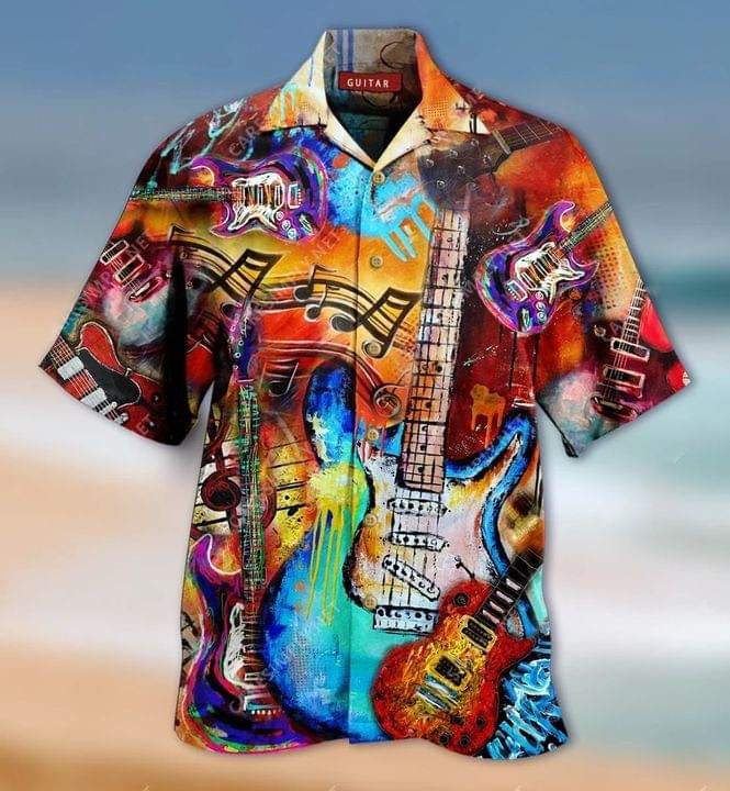 Guitar Music Hawaiian Shirt