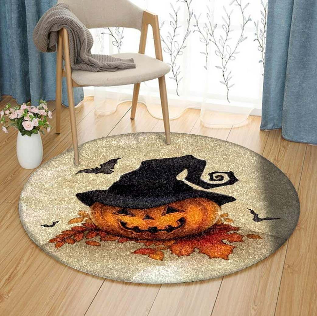 Halloween Round Rug Carpet Bedroom Livingroom Home Decor