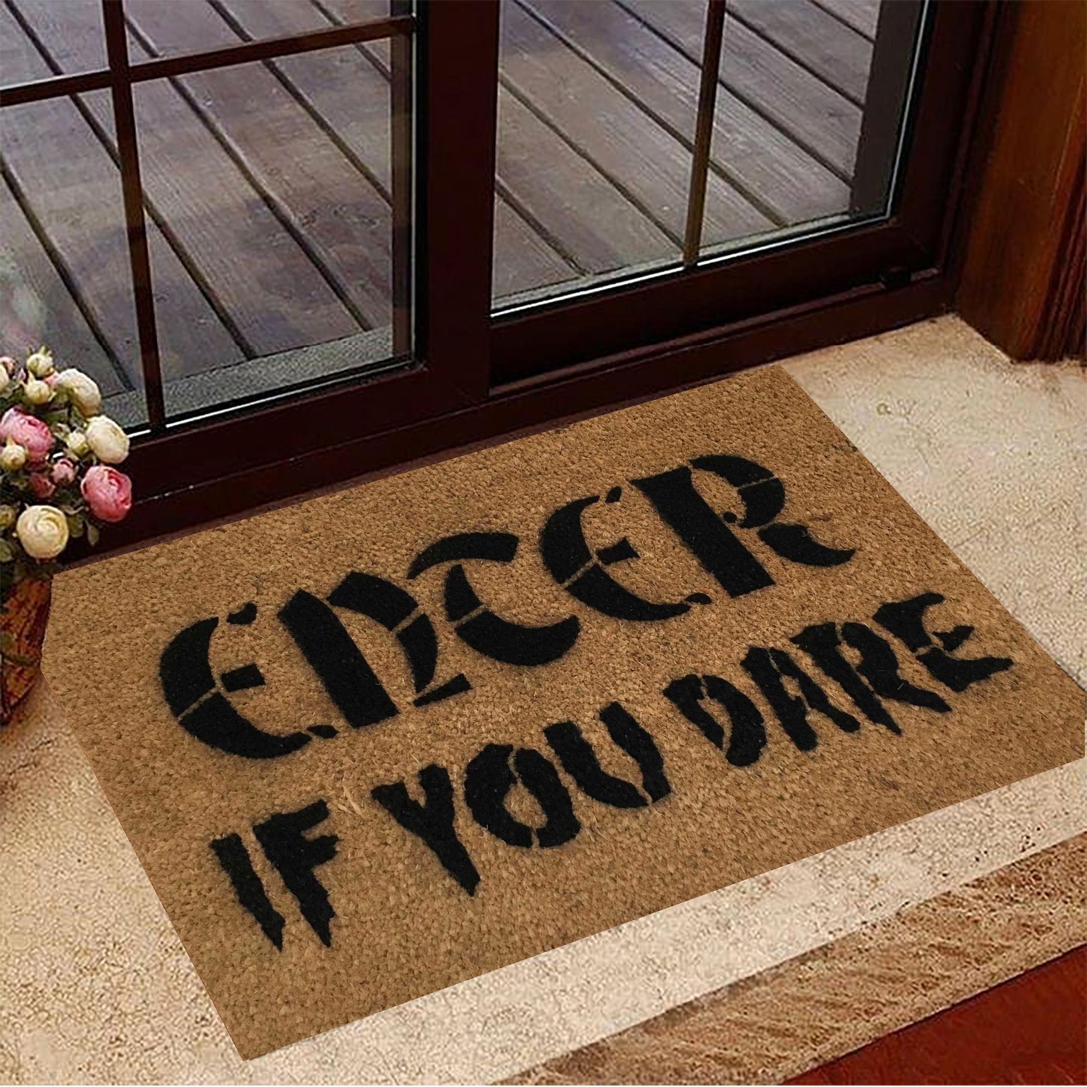 Halloween Rubber Doormat Enter If You Dare Floor Mat Halloween Merchandise