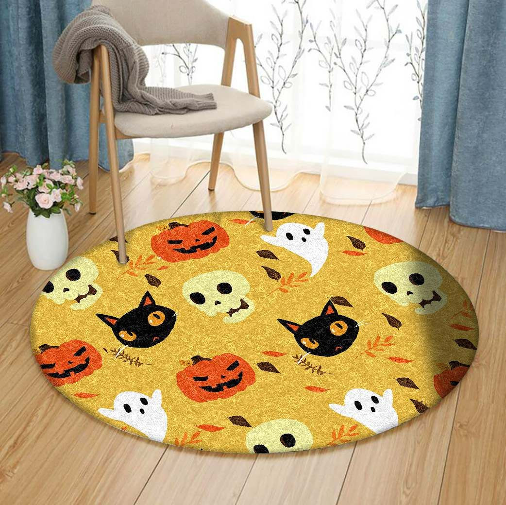 Hallowen Round Rug Carpet Bedroom Livingroom Home Decor