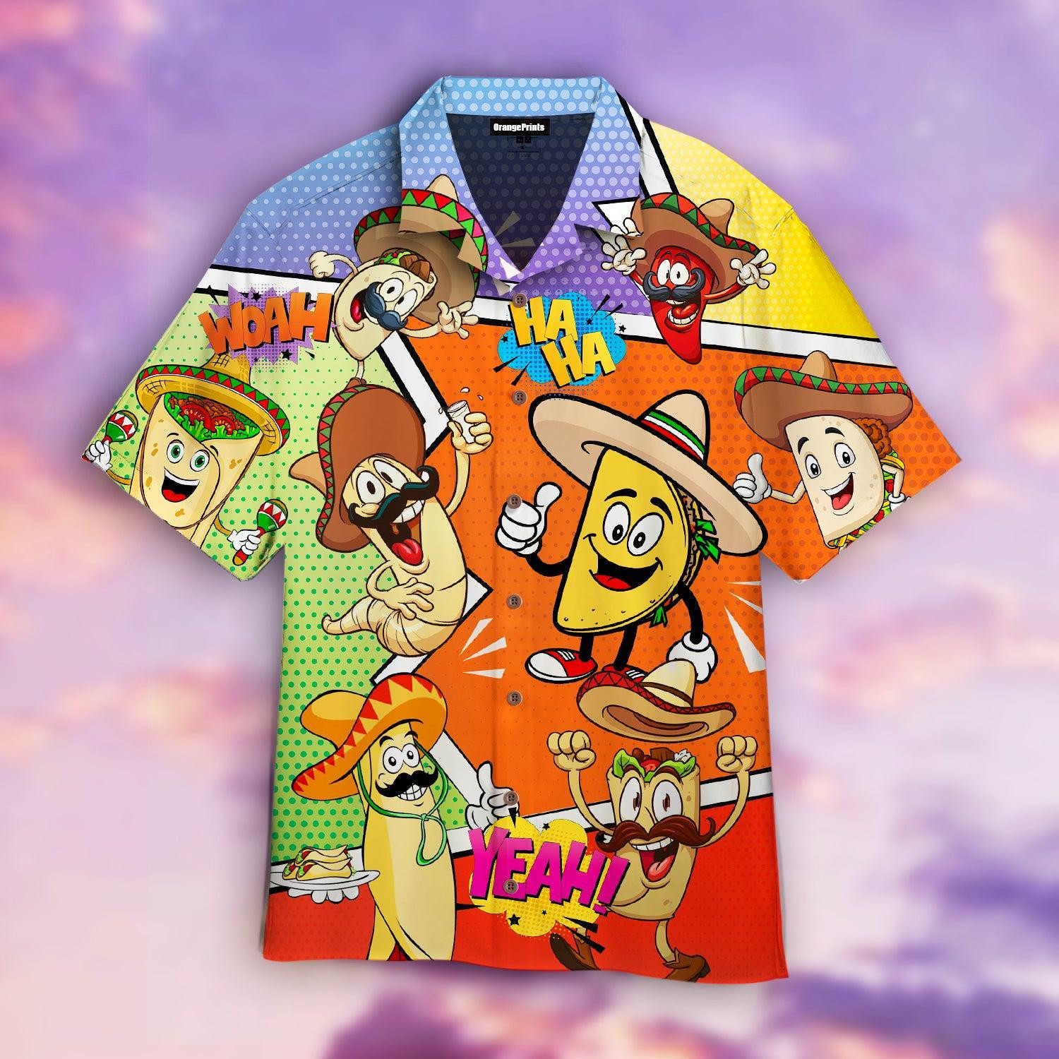 Happy Cinco De Mayo Tacos Lover Fiesta Party Hawaiian Shirt