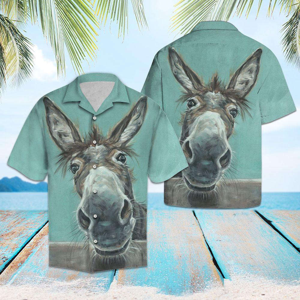 Happy Donkey Hawaiian Shirt