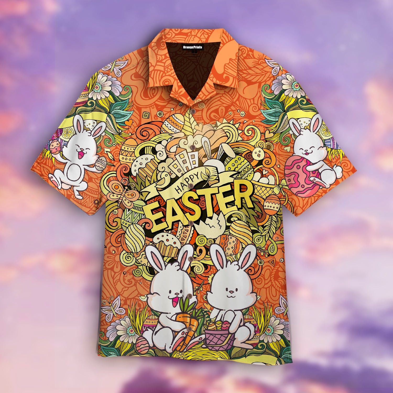 Happy Easter Bunny Hawaiian Shirt