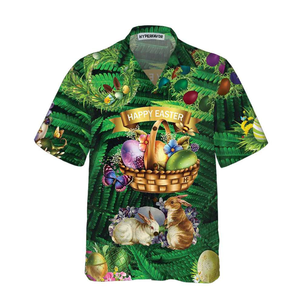 Happy Easter Golden Egg Hawaiian Shirt