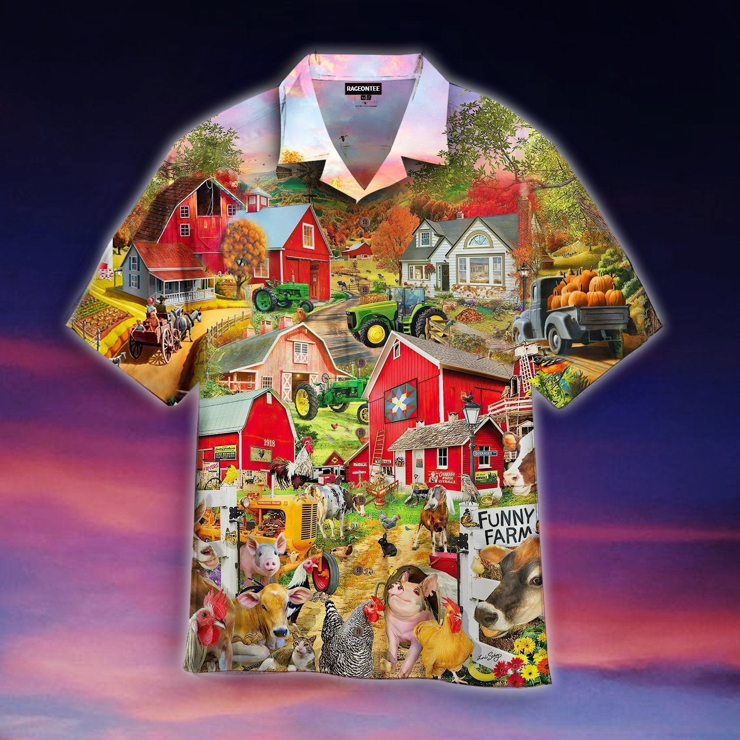 Happy Farmer Hawaiian Shirt