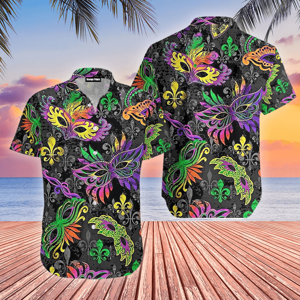 Happy Mardi Gras Hawaiian Shirt