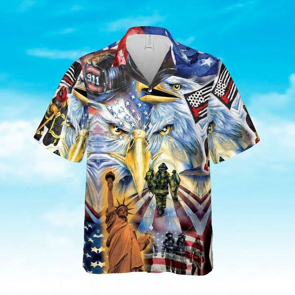 Happy Memorial Day Hawaiian Shirt