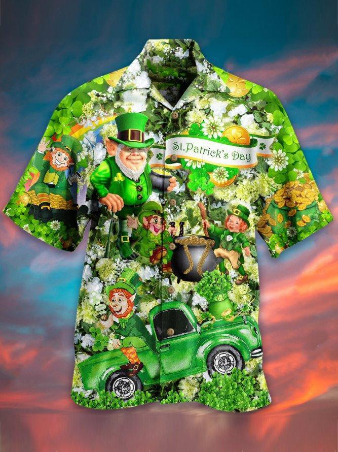 Happy Patrick's Day Hawaiian Shirt