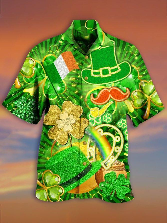 Happy St.Patrick's Day Hawaiian Shirt