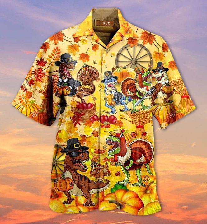 Happy Trexgiving Hawaiian Shirt