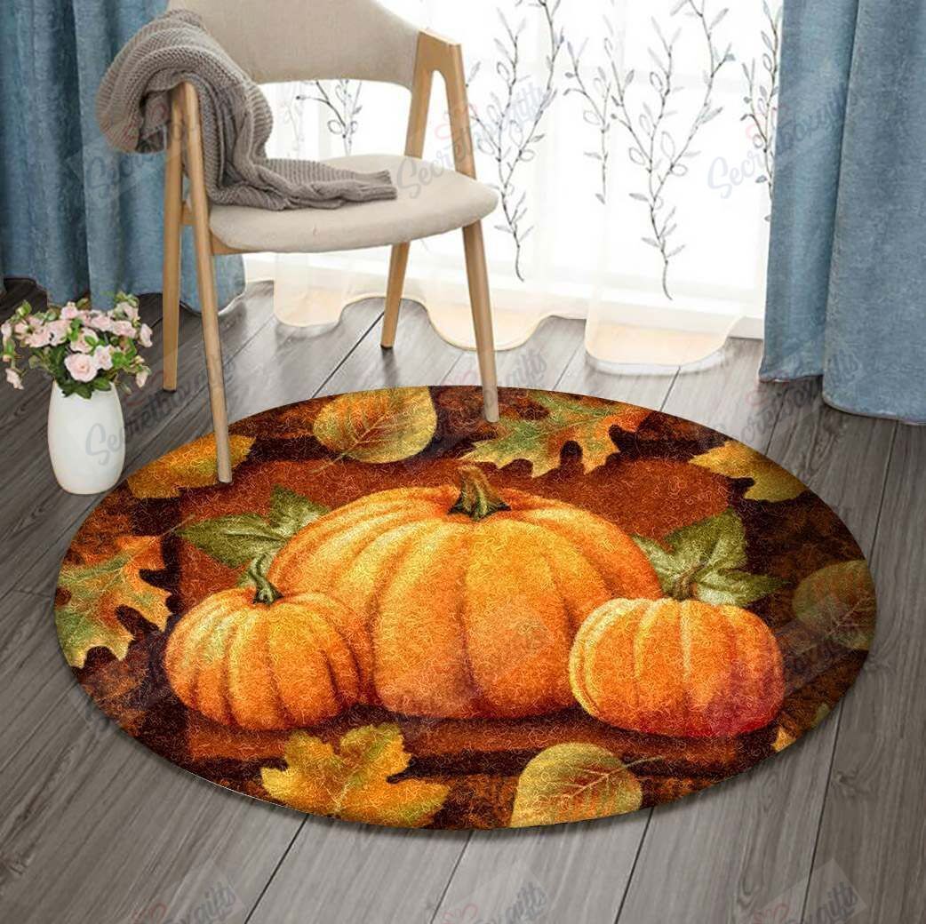 Harvest Round Rug Carpet Bedroom Livingroom Home Decor