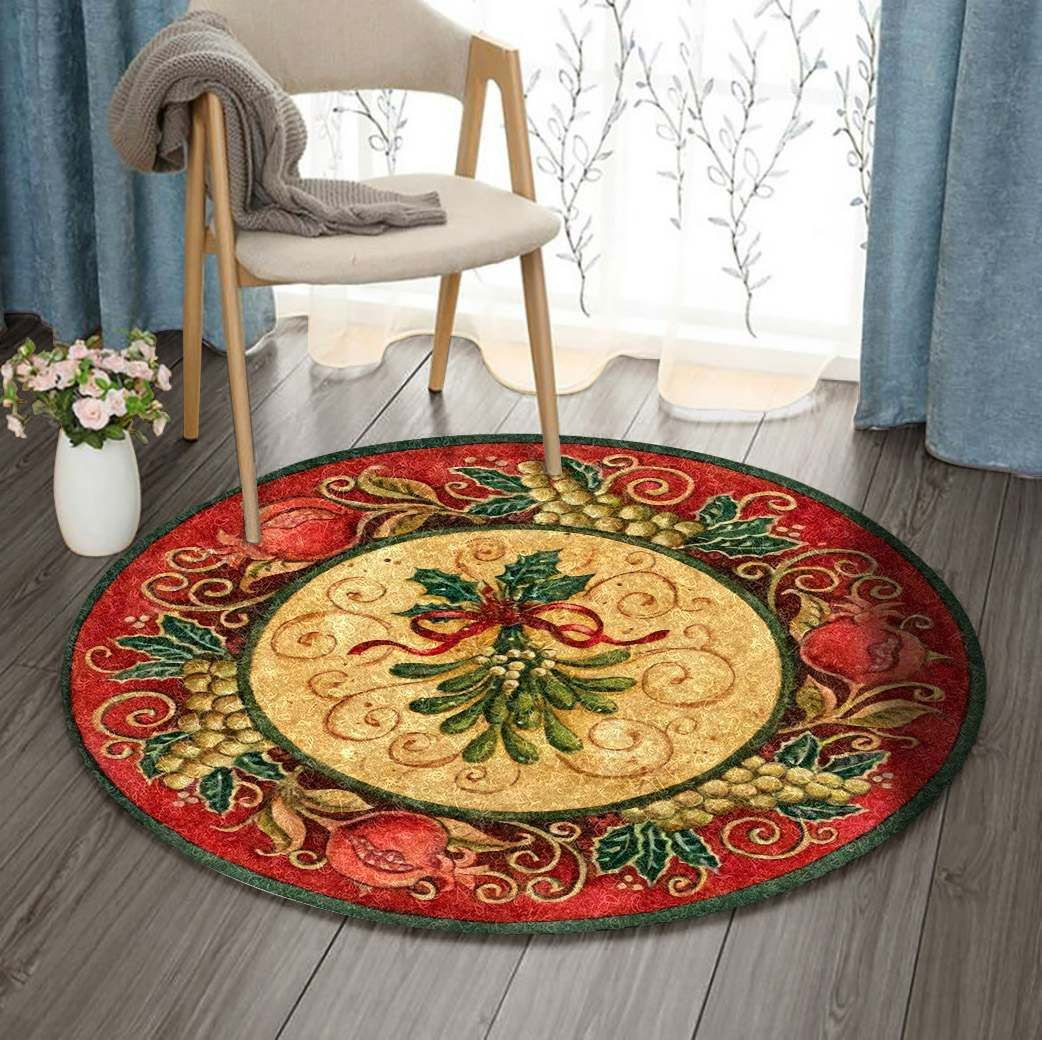 Harvest Round Rug Carpet Bedroom Livingroom Home Decor