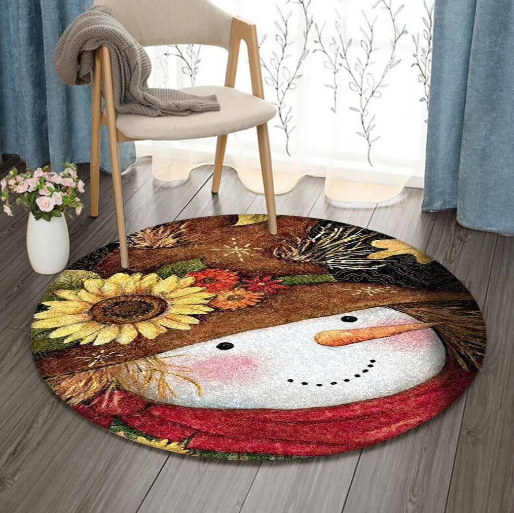 Harvest Round Rug Carpet Bedroom Livingroom Home Decor