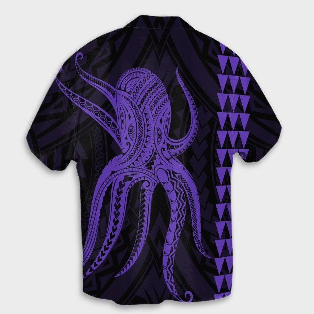 Hawaii Octopus KaKau Polynesian Hawaiian Shirt