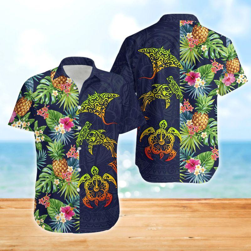 Hawaii Polynesian Tropical Hawaiian Shirt