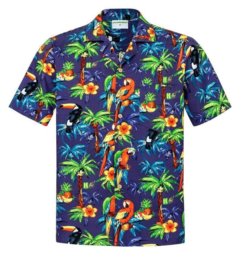 Hawaiian Parrots Multicolor Unique Design Hawaiian Shirt