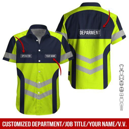 Heavy Equiment mentPersonalized Hawaiian Shirt
