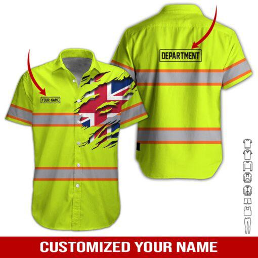 Heavy Equipment Personalized & Department Hawaiian Shirt