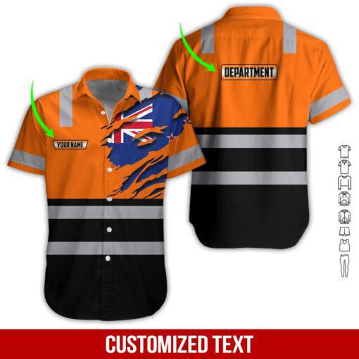 Heavy Equipment Personalized & Department Hawaiian Shirt