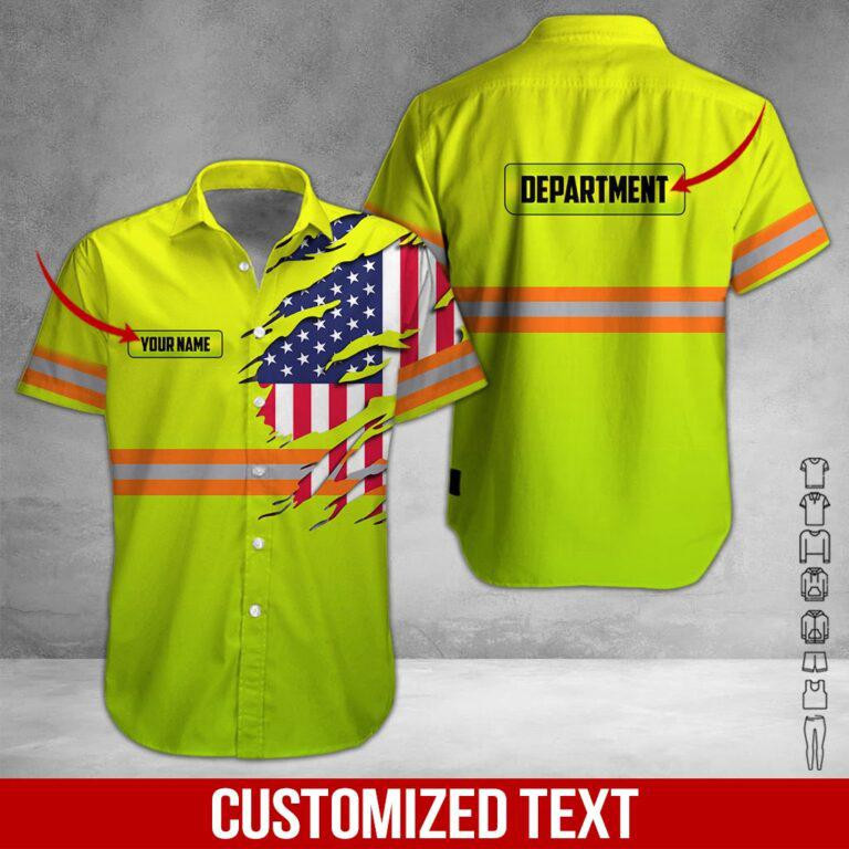 Heavy Equipment Personalized Hawaiian Shirt