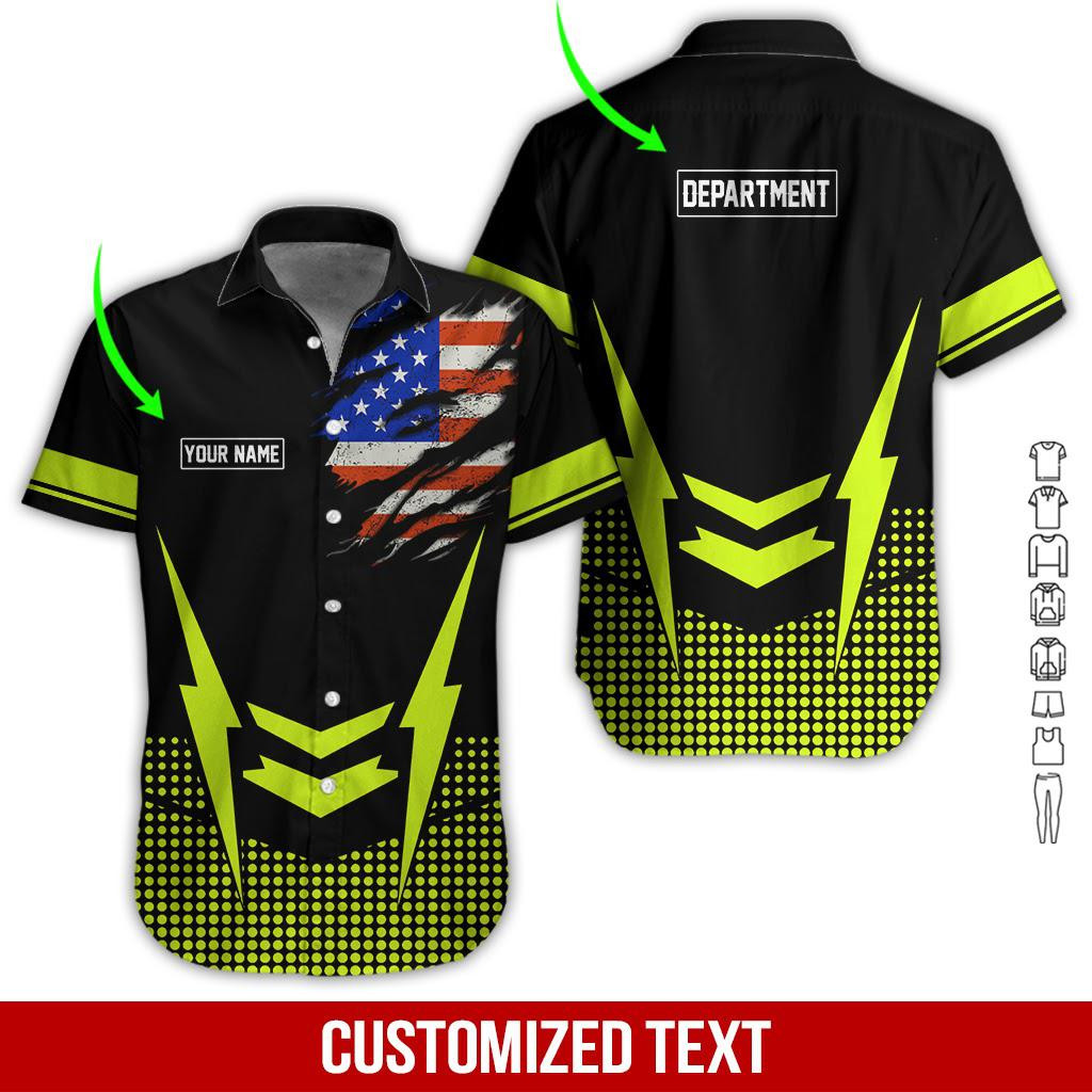 Heavy Equipment Personalized Hawaiian Shirt