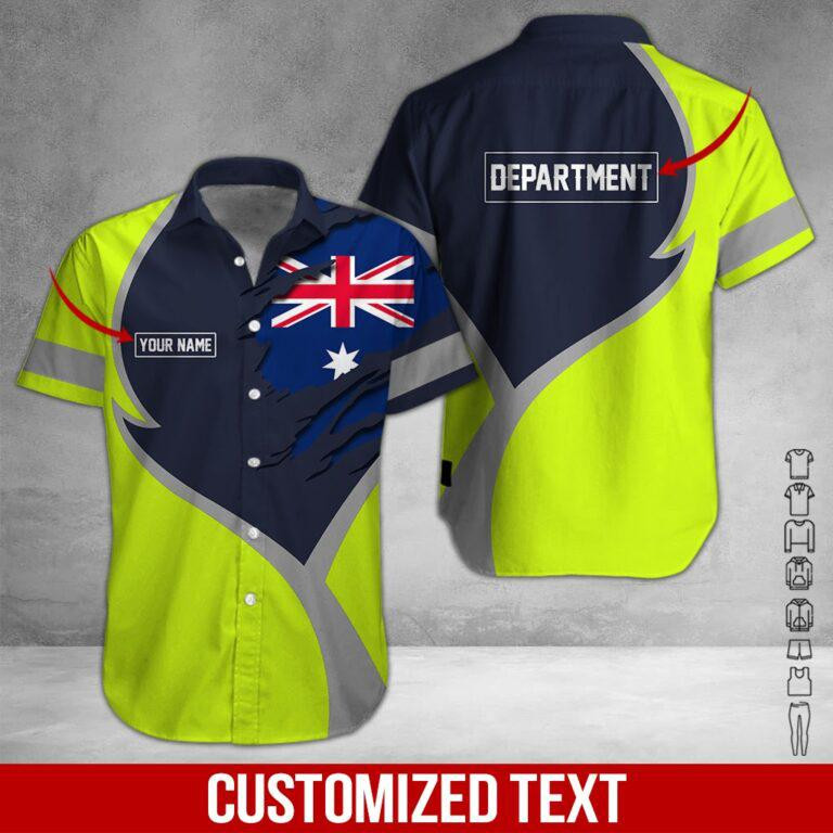 Heavy Equipment Personalized Hawaiian Shirt