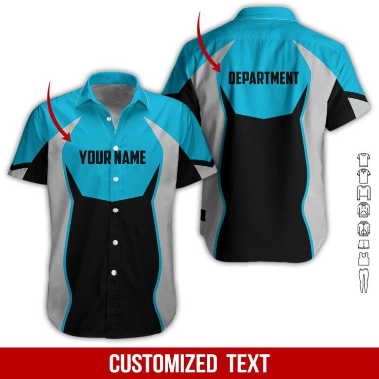 Heavy Equipment Personalized Hawaiian Shirt