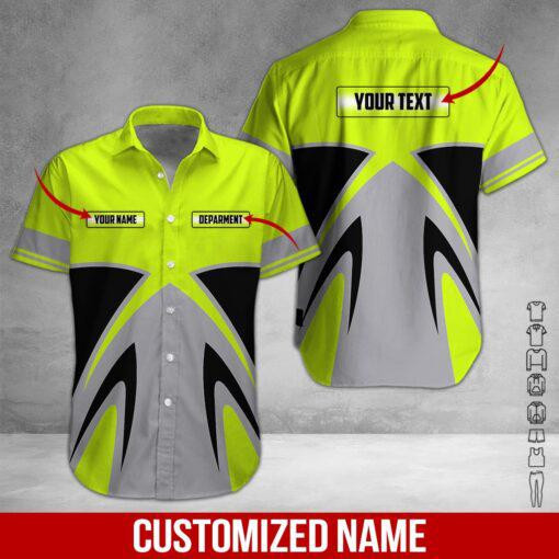 Heavy Equipment Personalized Hawaiian Shirt