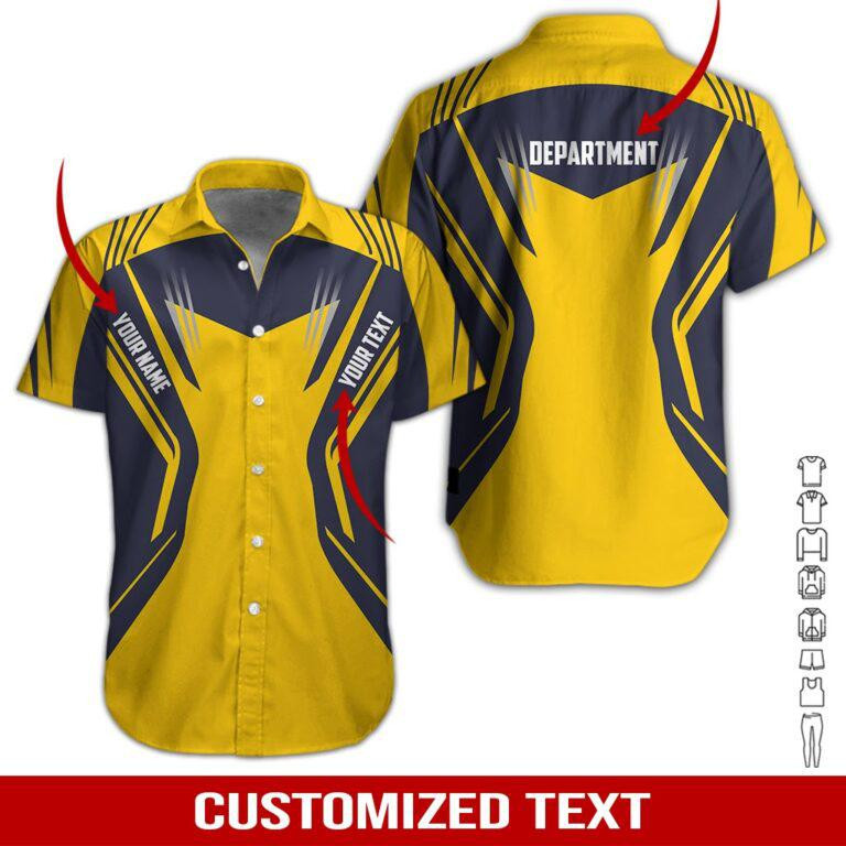 Heavy Equipment Personalized Hawaiian Shirt