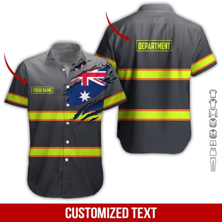 Heavy Equipment Personalized Hawaiian Shirt