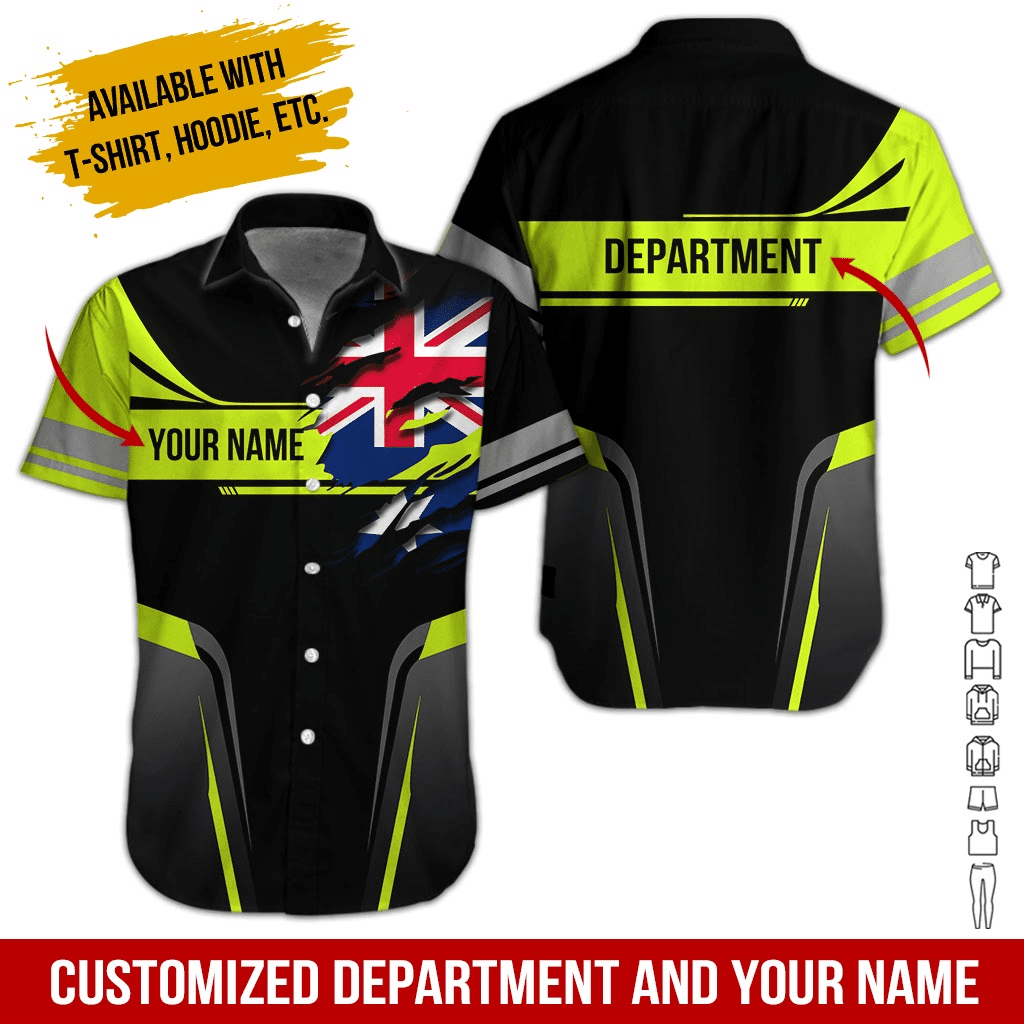 Heavy Equipment Personalized Hawaiian Shirt