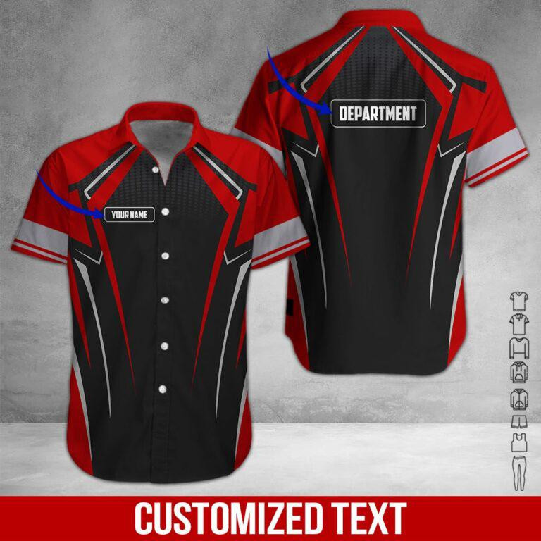 Heavy Equipment Personalized Hawaiian Shirt