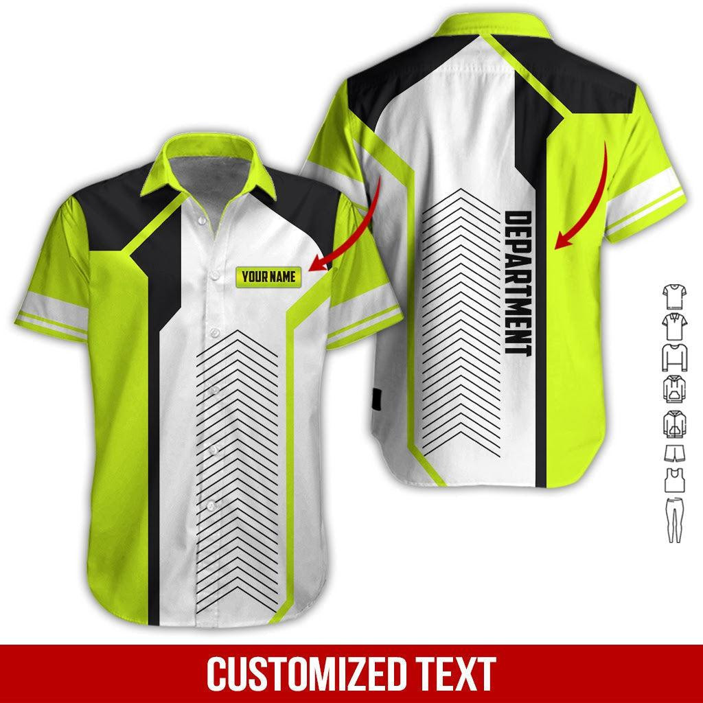 Heavy Equipment Personalized Hawaiian Shirt